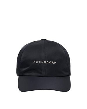 Rick Owens Owenscorp Logo Baseball Cap - Black