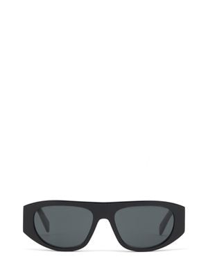 Celine Sungthesses Triomphe 02 Navigator Sunglasses - Black