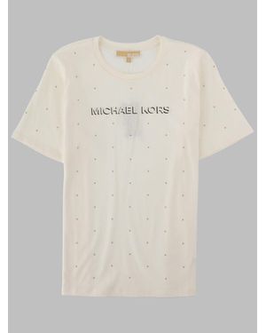 MICHAEL Michael Kors Classic Logo T-Shirt - Natural