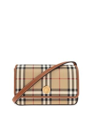 Burberry Hampshire Long Strap Mini Leather Bag For - Brown