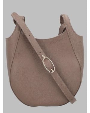 Longchamp 100% Leather Shoulder Bag - Brown