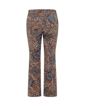 Weekend by Maxmara Floral Print & Polka Dot Pants - Gray