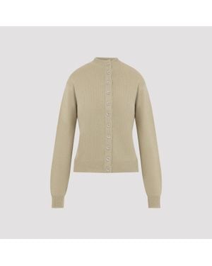 Lemaire Reversible Buttoned Sweater - Natural