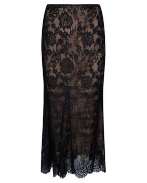 Self-Portrait Chic Midi Skirt For - Black