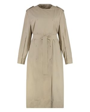 Moncler Gourdon Trench Coat - Natural