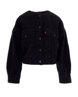 Levi's Cropped Denim Jacket - Black