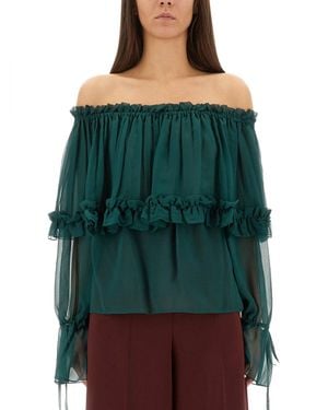 Saint Laurent Silk - Green