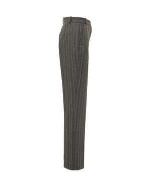 Pinko Pleione Mixed-Fabric Pants - Multicolor