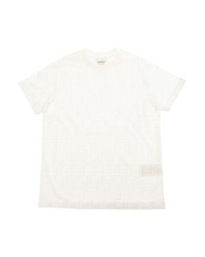 Fendi Stylish Boy's T-Shirt For P26 Season - White
