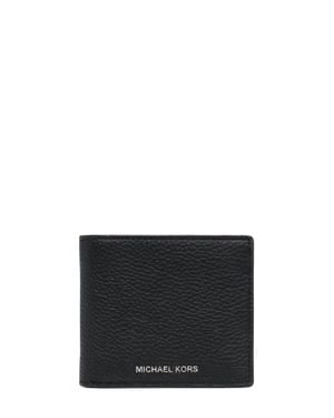 Michael Kors 100% Cow Leather Wallet With Slim Everyday Design - Black