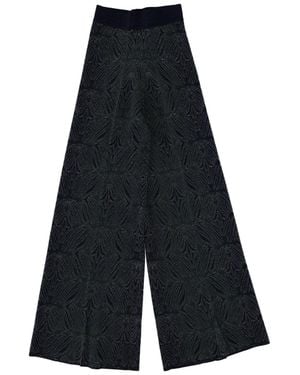 Circus Hotel Pants With Pattern - Blue