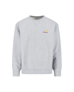 Carhartt Cotton-Polyester Sweatshirt Sweater - Gray