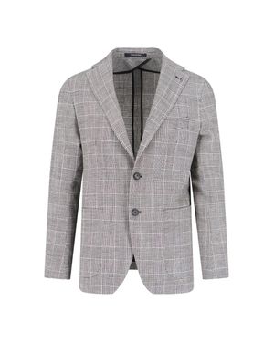 Tagliatore Single-Breasted Blazer - Gray