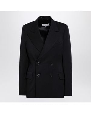 Maison Margiela Double-Breasted Jacket - Black