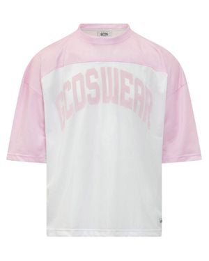 Gcds Sunset Print T-Shirt - Pink