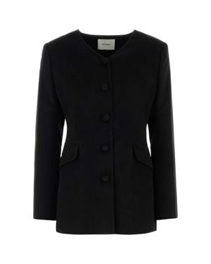 Lisa Yang Wool-Cashmere Blazer - Black