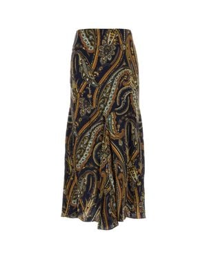 Etro Midi Skirt - Multicolor