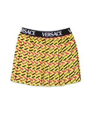 Versace Skirt Twill Monogram + Elastico Logo - Yellow