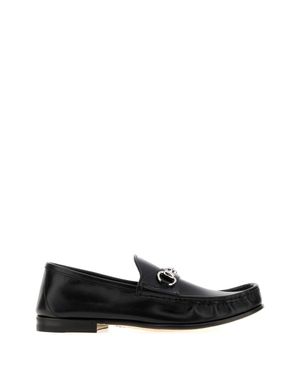 Gucci Leather Loafers - Black