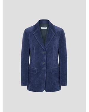 Jil Sander Chic Tailored Jacket - Blue