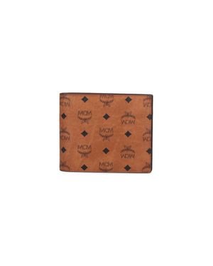 MCM Wallets Polyurethane - White