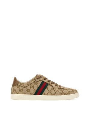Gucci Logo Collection Sneakers - Brown