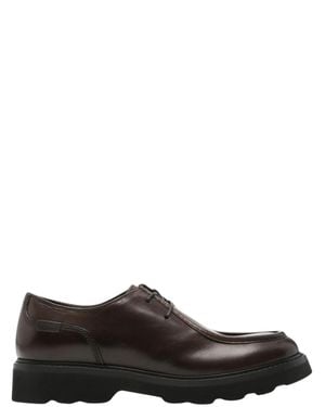 Woolrich 100% Calf Leather Flat Shoes - Brown