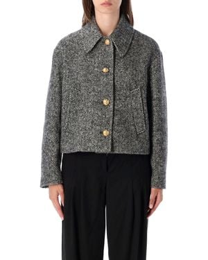 Valentino Garavani Wool-Blend Jacket - Gray