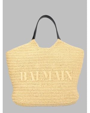 Balmain Chic Shoulder Bag - Yellow