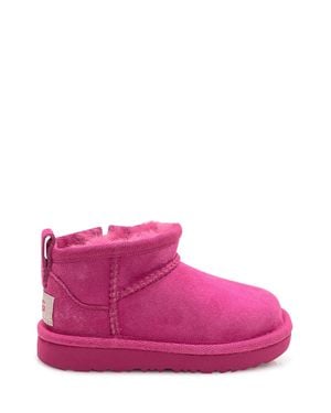 UGG Classic Ultra Mini Leather Boots - Pink