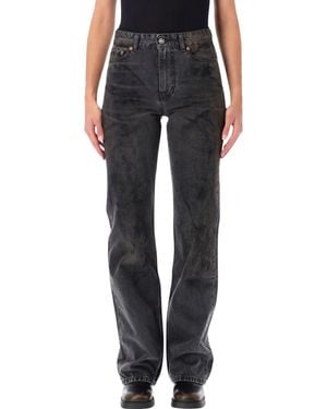 Our Legacy High-Rise Straight-Leg Jeans - Black