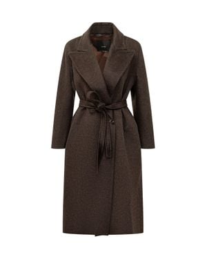 Max Mara Mxtvista Overcoat - Brown