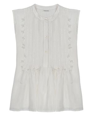 P.A.R.O.S.H. P. A.R. O.S. H. 100% Silk Shirt - White