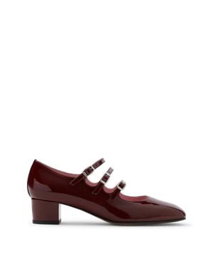 CAREL PARIS Carel Kina Mary Jane Pumps - Red