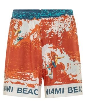 GALLERY DEPT. Surf Mini Shorts - Orange