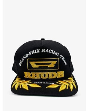 Rhude Rossa Structured Hat - Black