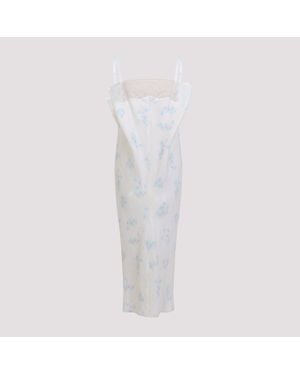 Carven Lingerie Midi Dress - White