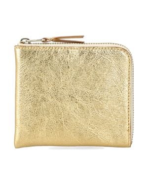 Comme des Garçons Line Mini Zip Wallet - Natural