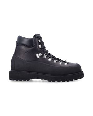 Diemme Hiking-Inspired Platform Sneakers With Rubber Protection And Extra Laces - Blue