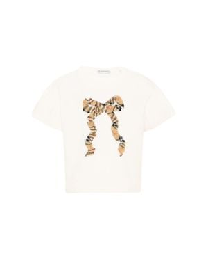 Burberry Boy's 100% Cotton T-Shirt - White