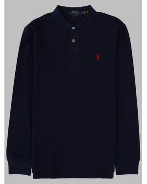 Polo Ralph Lauren 100% Cotton Polo Shirt For Fall/Winter 2025 - Blue