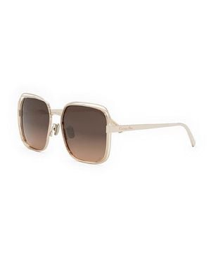 Dior Mini Sunglasses With Gradient Lenses - Brown