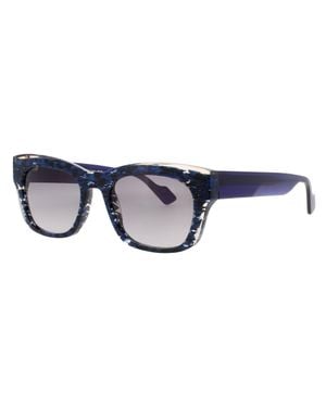 Face A Face Square Sunglasses 53-19-152 - Black