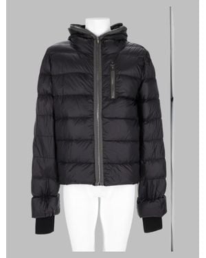 Rick Owens 100% Nylon Sports Jacket Made - Black