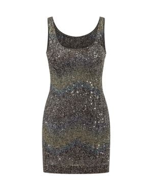 Missoni Knit Mini Short Dress - Gray