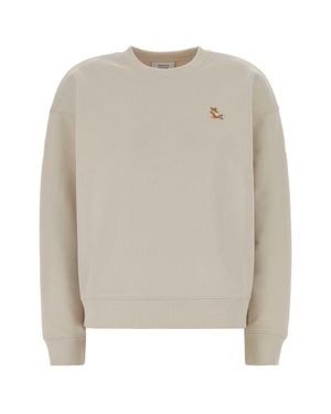 Maison Kitsuné Chillax Fox Comfort Sweatshirt - Natural