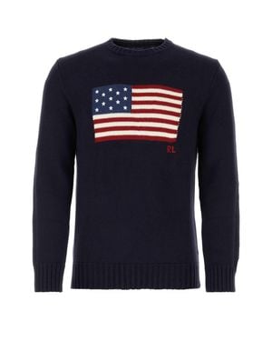 Polo Ralph Lauren Midnight Cotton Sweater - Blue