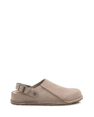 Birkenstock Premium Shearling Lined Sandals - Gray
