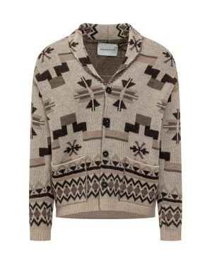 Amaranto Cropped Cardigan - Gray