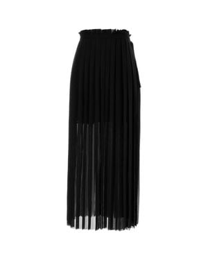 Ami Paris Ami Polyester Skirt - Black